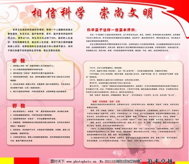相信科学 崇尚文明图片