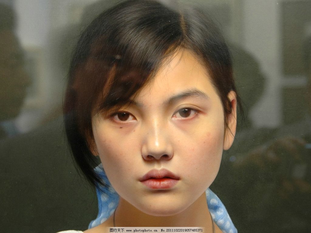 冷军超写实油画 冷军 写实油画 人物 少女 高清 绘画书法 文化艺术