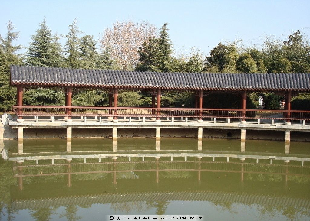 公园长廊 堤角公园 公园 亭子 长廊 湖水 园林 古典风格 建筑 园林建筑 建筑摄影 古典建筑 摄影 建筑景观 建筑园林 72DPI JPG