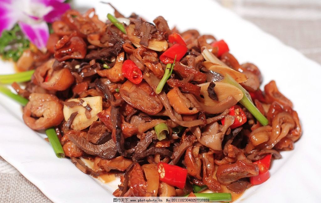 烟笋炒腊肠图片