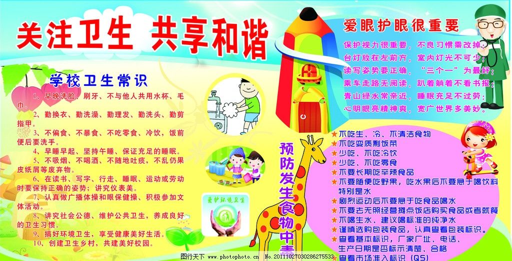 校园安全知识宣传栏图片