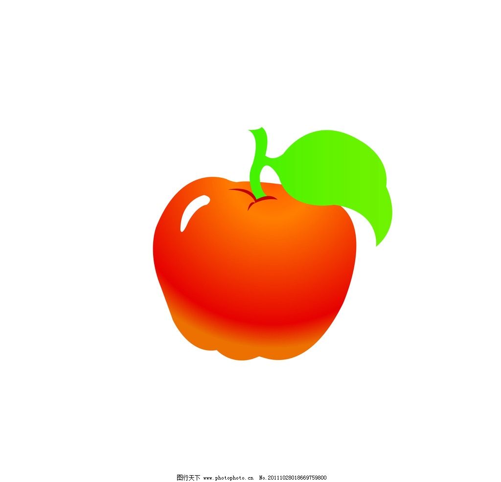 手绘苹果 卡通苹果设计图__卡通设计_广告设计_设计图库_昵图网nipic.com