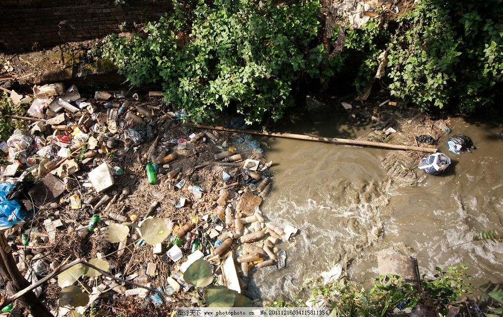 河道污染图片