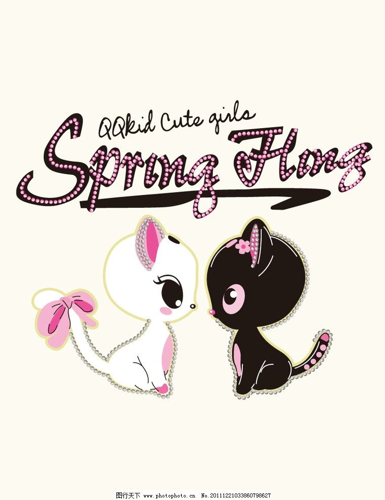 小猫 猫咪 猫 绣花标 印花标 标 标志 LOGO 移门印花 绣花 服装设计 图案 英文字母 烫钻 彩钻 贴布绣 可爱动物 可爱 儿童 女童装 男童装 男装 女装 服装 版型 韩国 欧美 潮流 时尚 流行 精美 华丽 服装素材 其他矢量 矢量素材 矢量图库 AI 动物 矢量