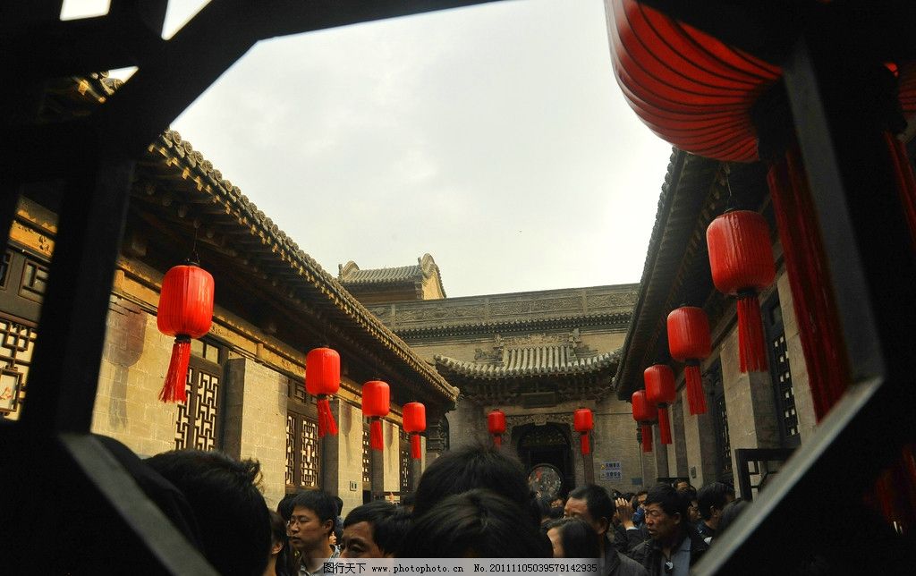 乔家大院,大红灯笼高高挂,风景照片,国内旅游,旅游摄影,摄影,300DPI,JPG